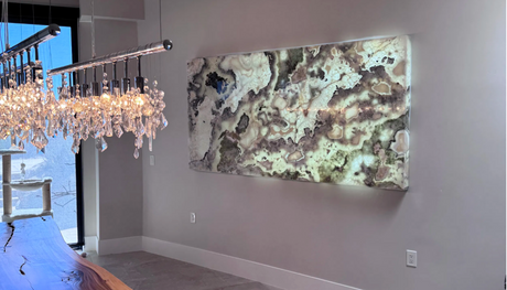 Backlit Onyx Wall Panel