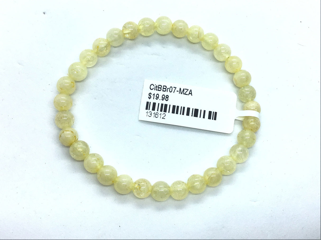 Citrine 6mm Bracelet