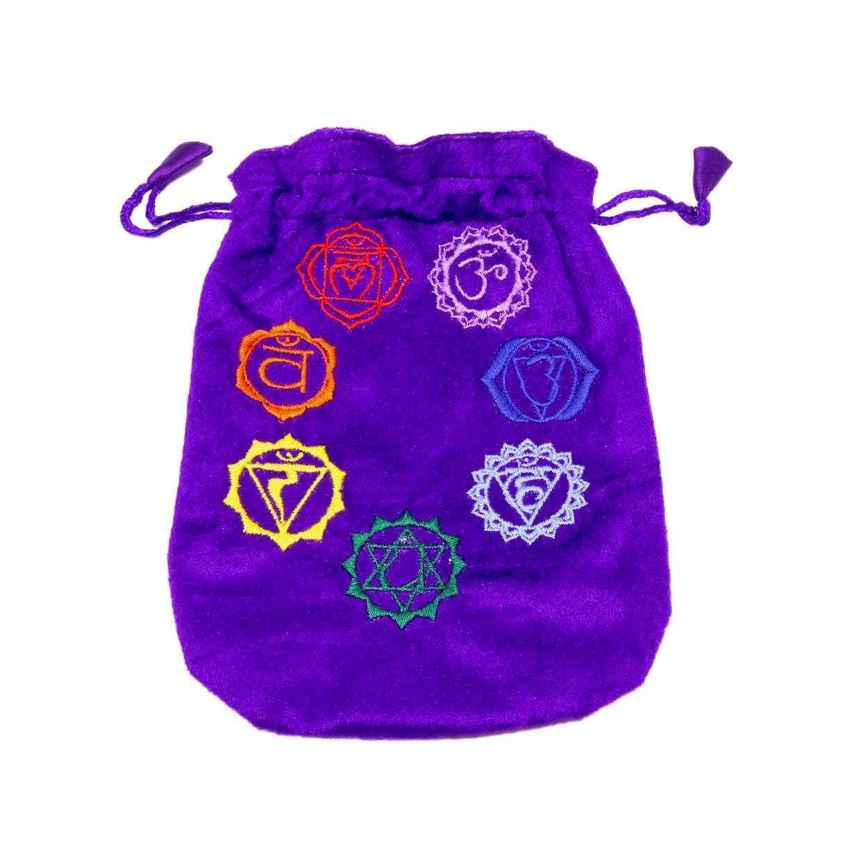 7 Chakra Purple Pouch