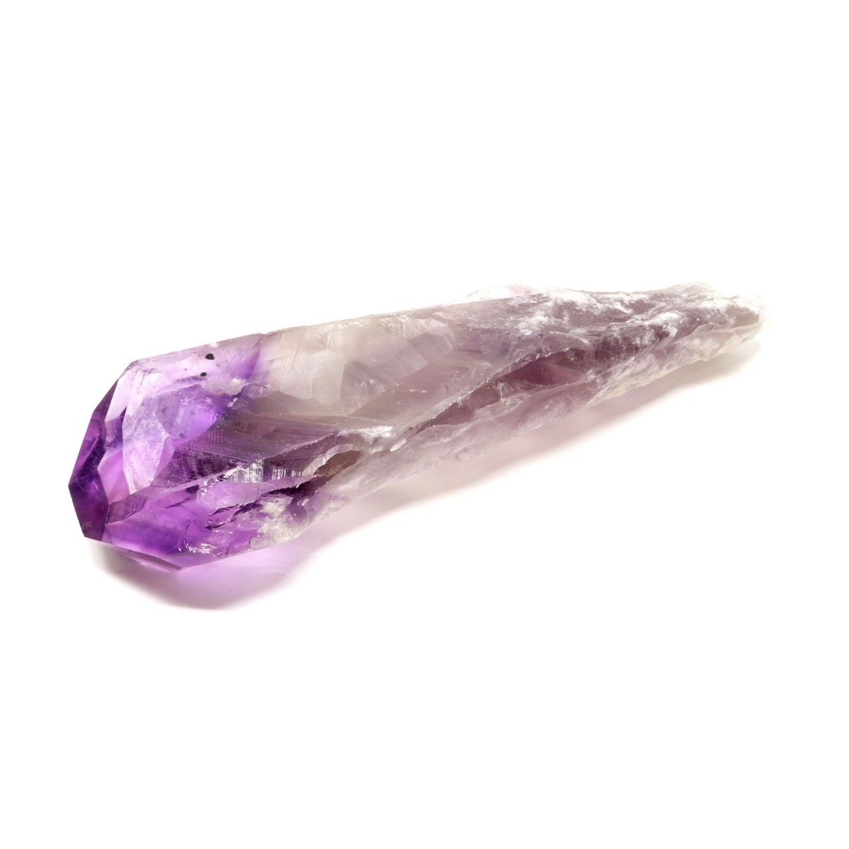 Bahia Amethyst Crystal Point with Phantom Inclusions