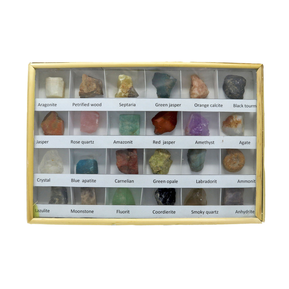 Kids Rock Hounding Kit in Bamboo Box - 24pc