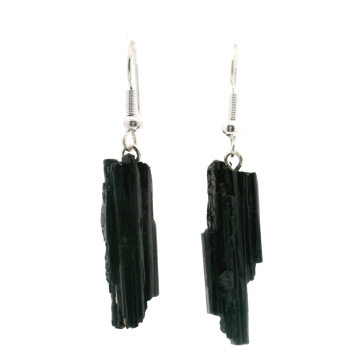Black Tourmaline Dangle Earrings