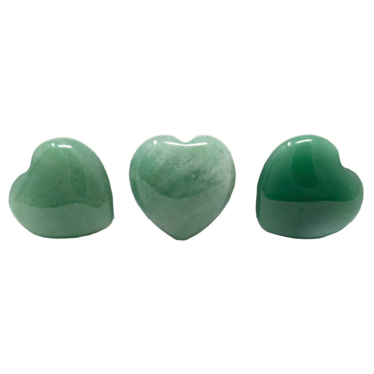 Green Aventurine Heart 25mm (Singles)