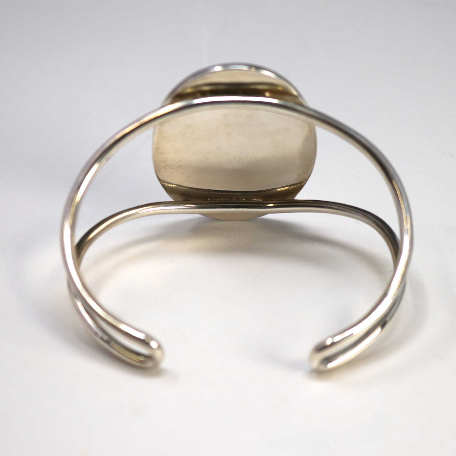 Chrysanthemum Stone Cuff, smaller than 2"
