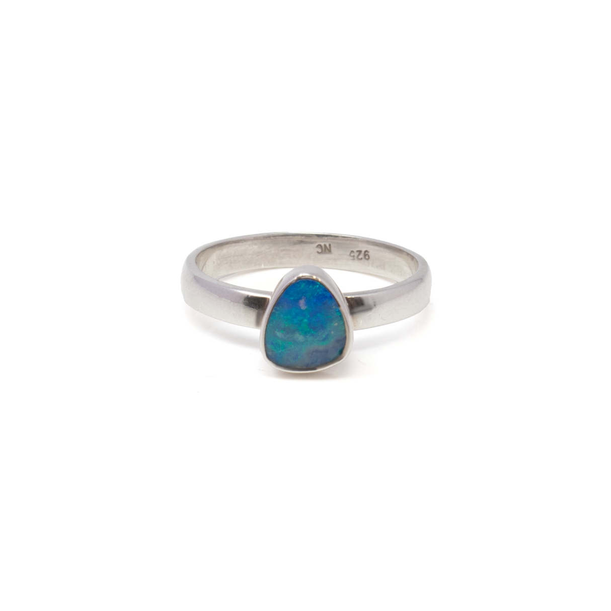 Australian Opal Ring -Doublet Sz8