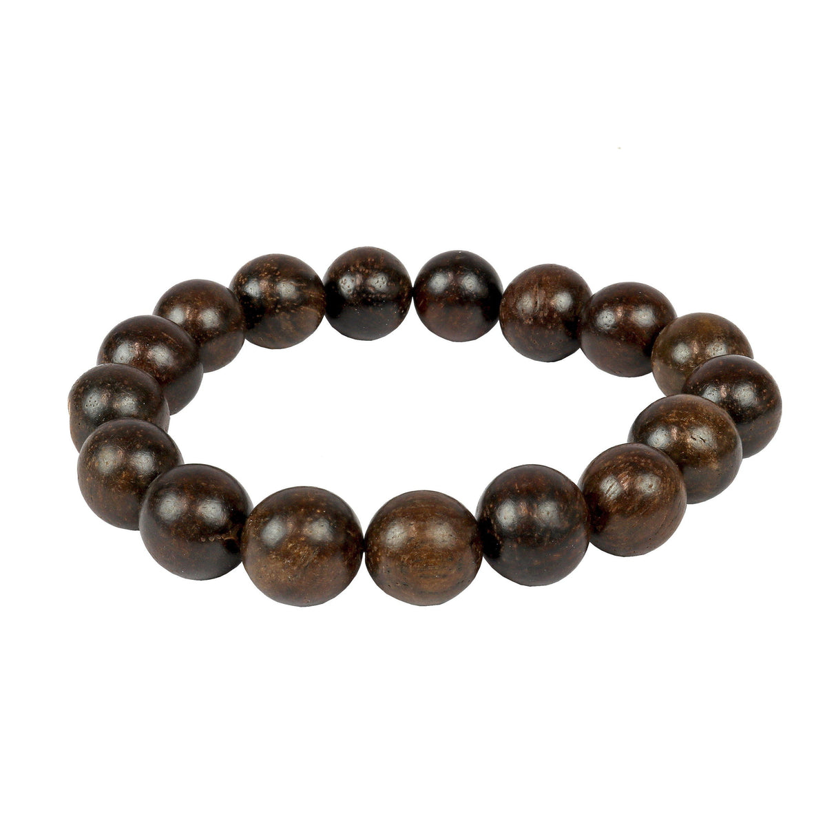 Black Rosewood Beaded Bracelet 12mm