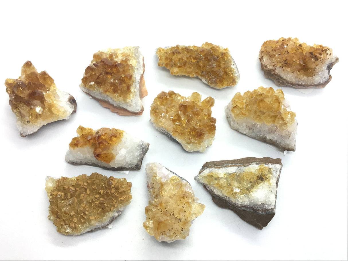 View of Citrine Crystal Cluster Magnet