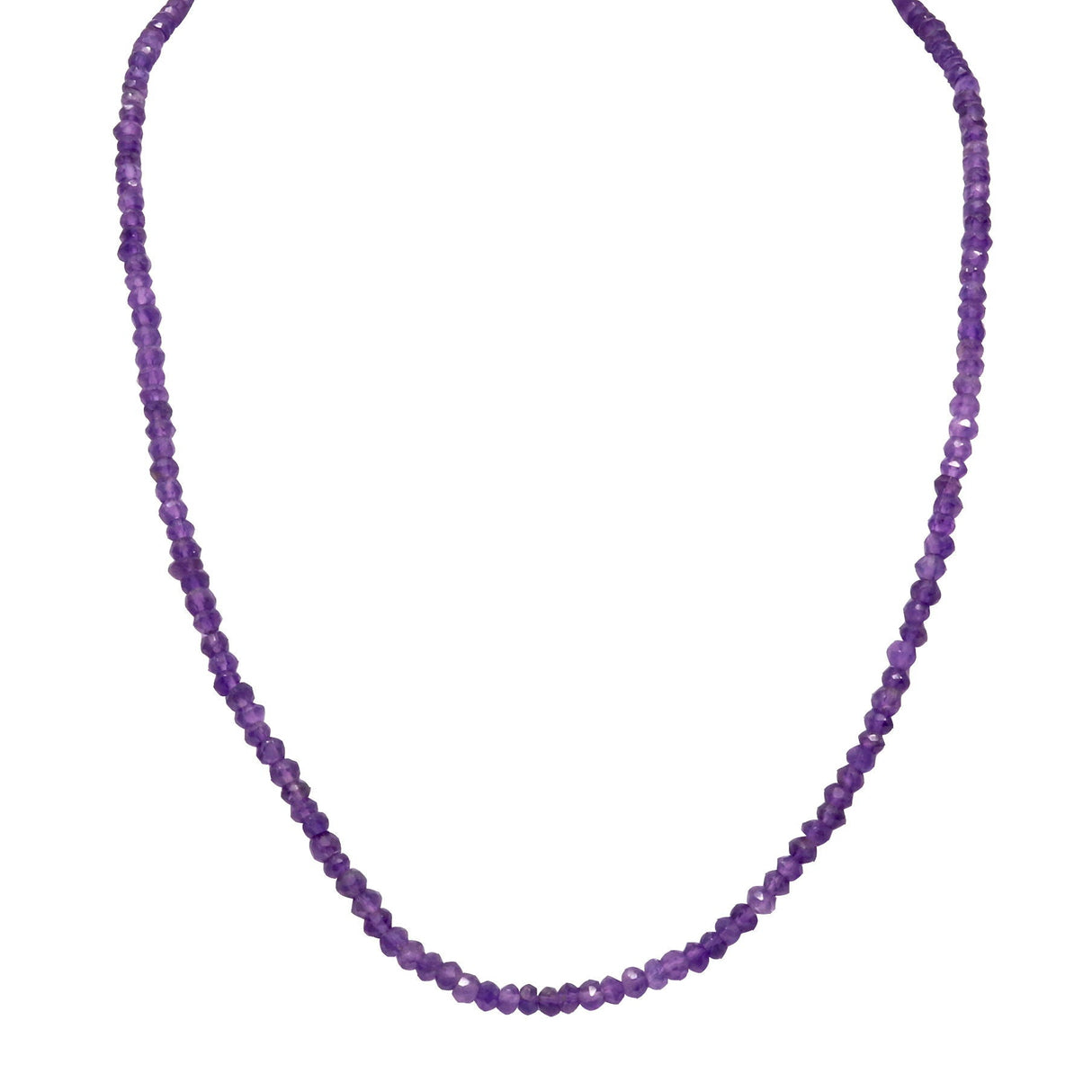 Amethyst Beaded Chain - Single Strand