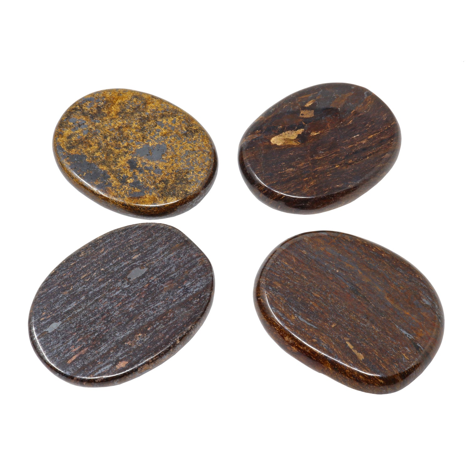 Bronzite Flat Stone (Singles)