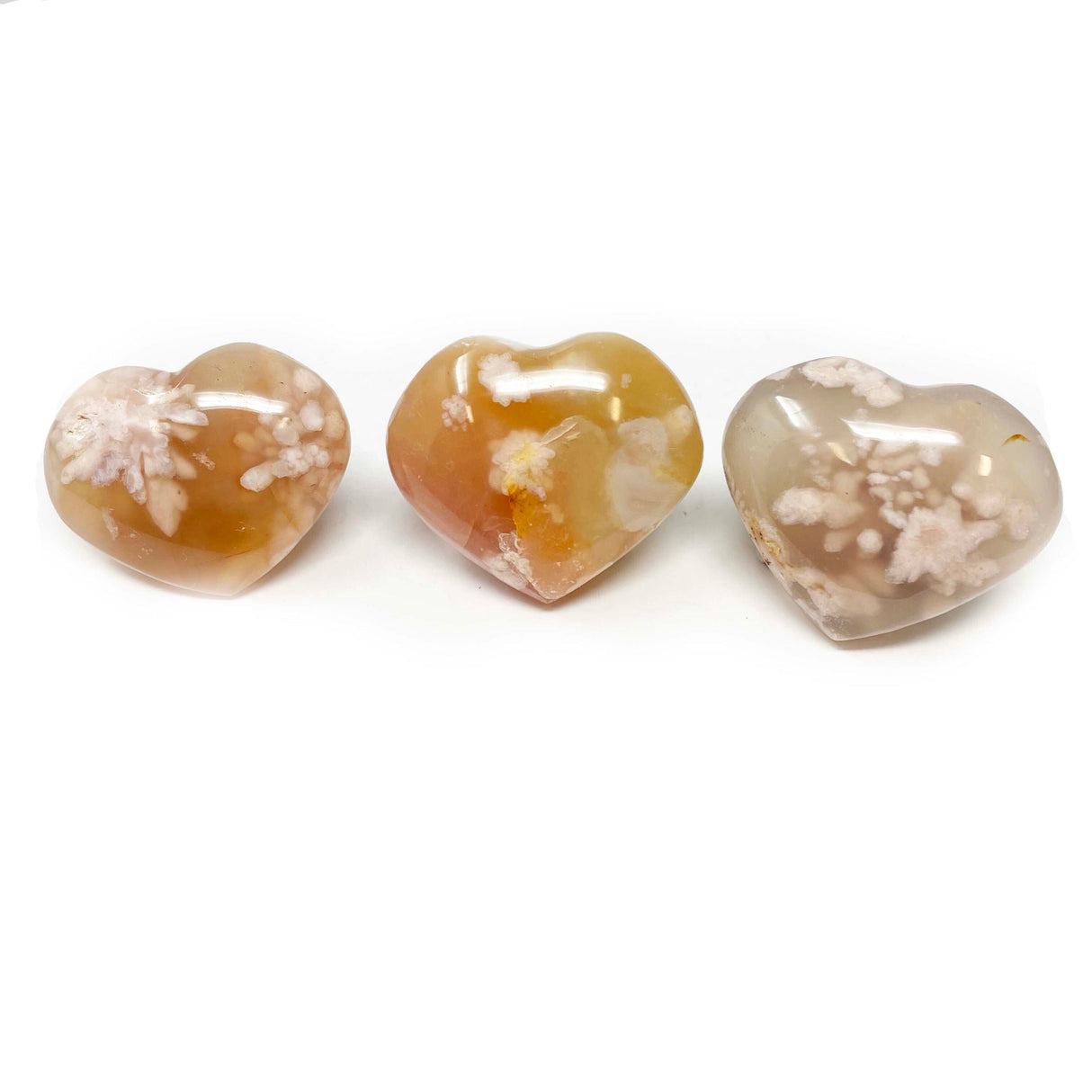 Flower Agate Hearts (Singles)