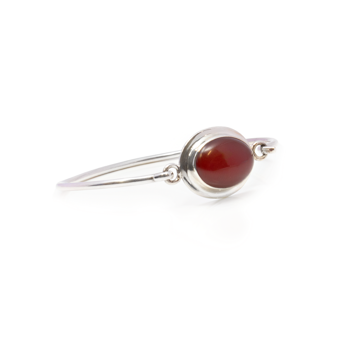 Carnelian Bracelet Bangle Oval With Frame