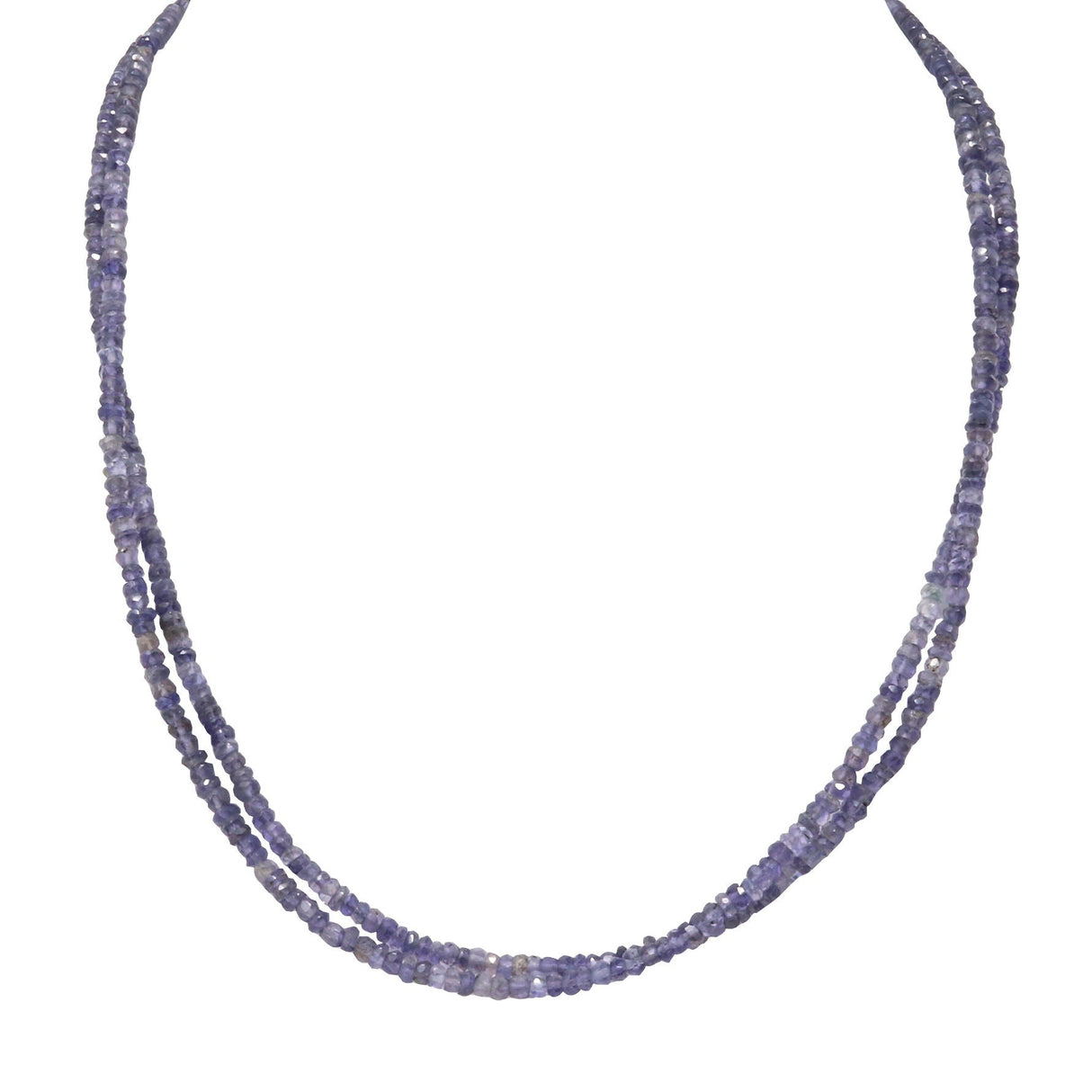 Iolite Beaded Chain - Double Strand