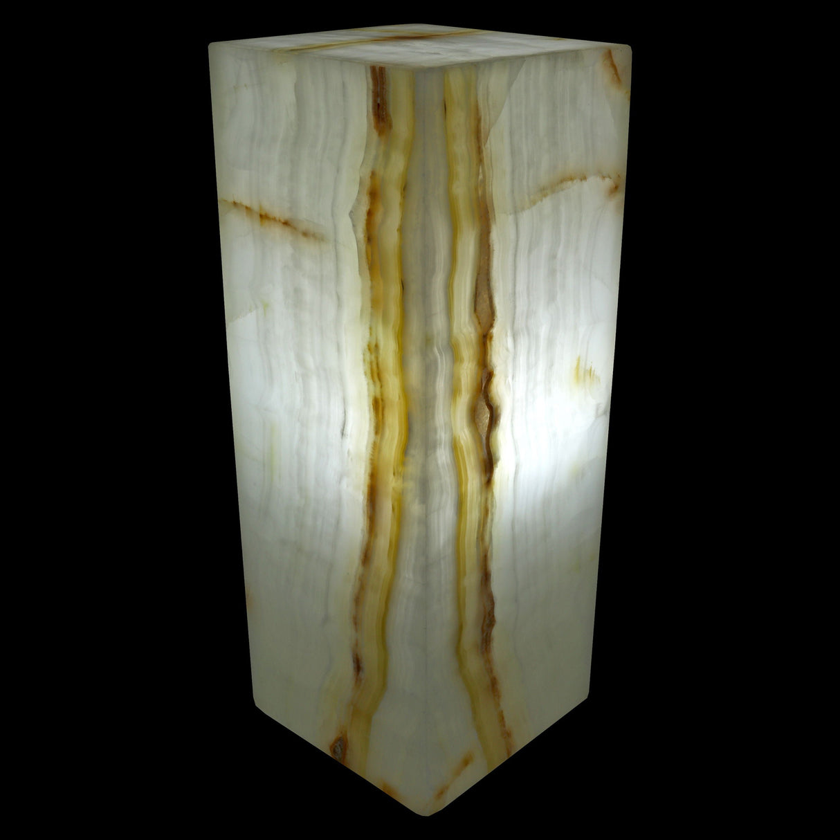 Tehuacan Onyx Luminary Pedestal