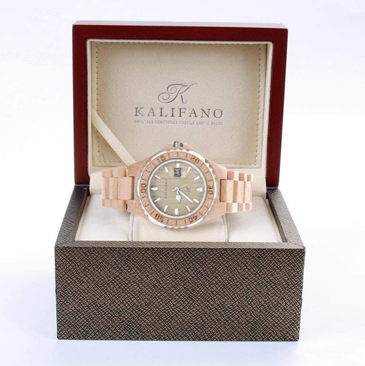 Explore Maple Wood Watch with Bamboo Box