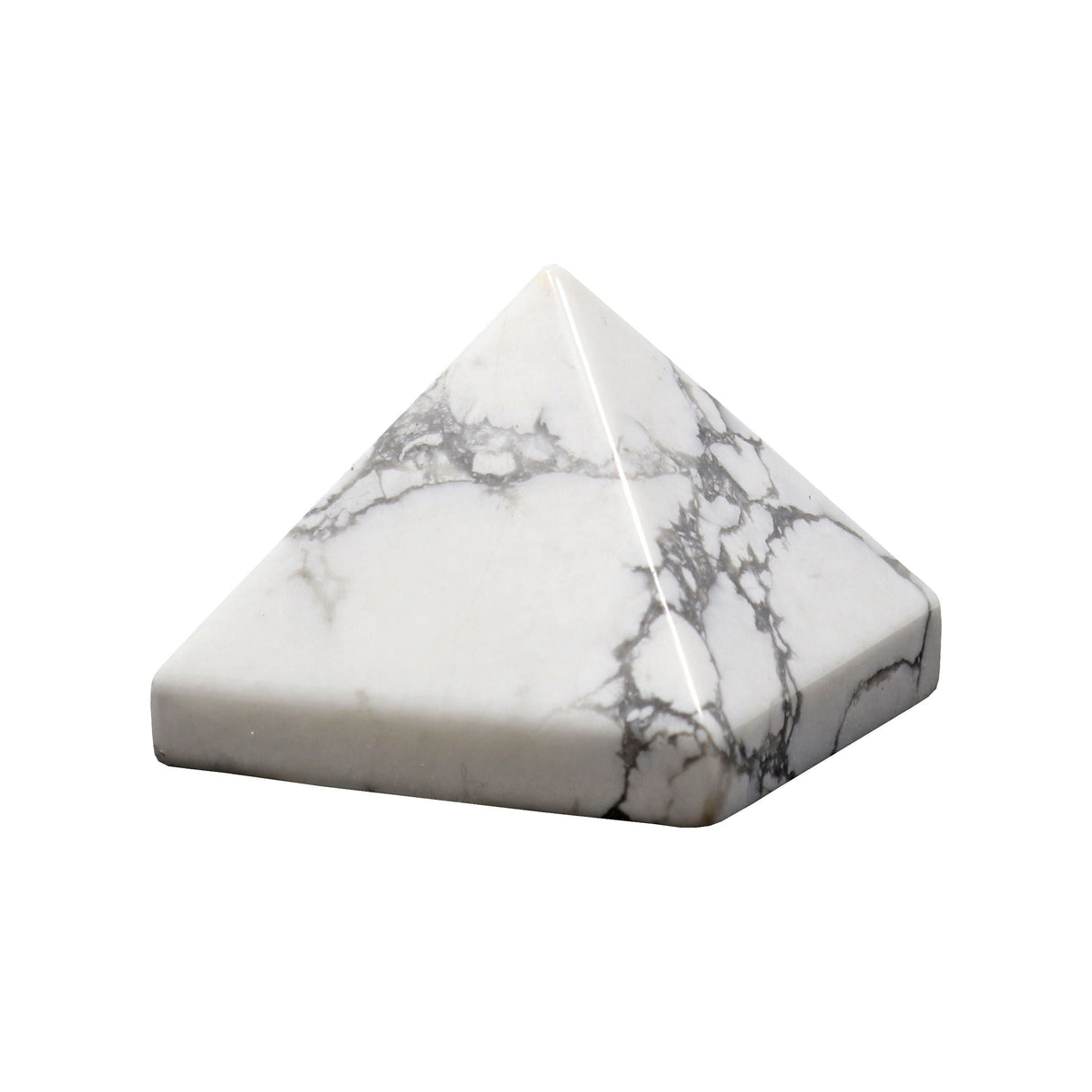 Howlite Pyramid 1"
