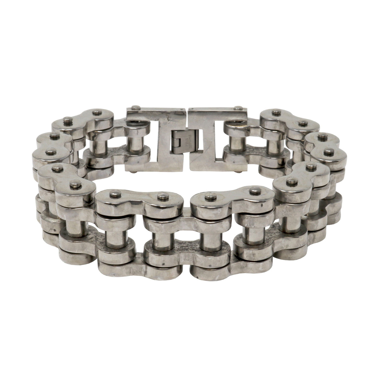 Stainless Steel Bike Chain Bracelet - Large