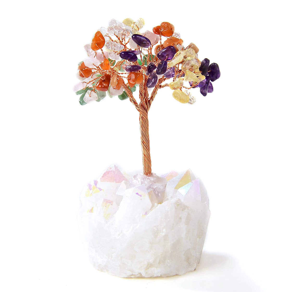 Beaded Gemstone Crystal Tree
