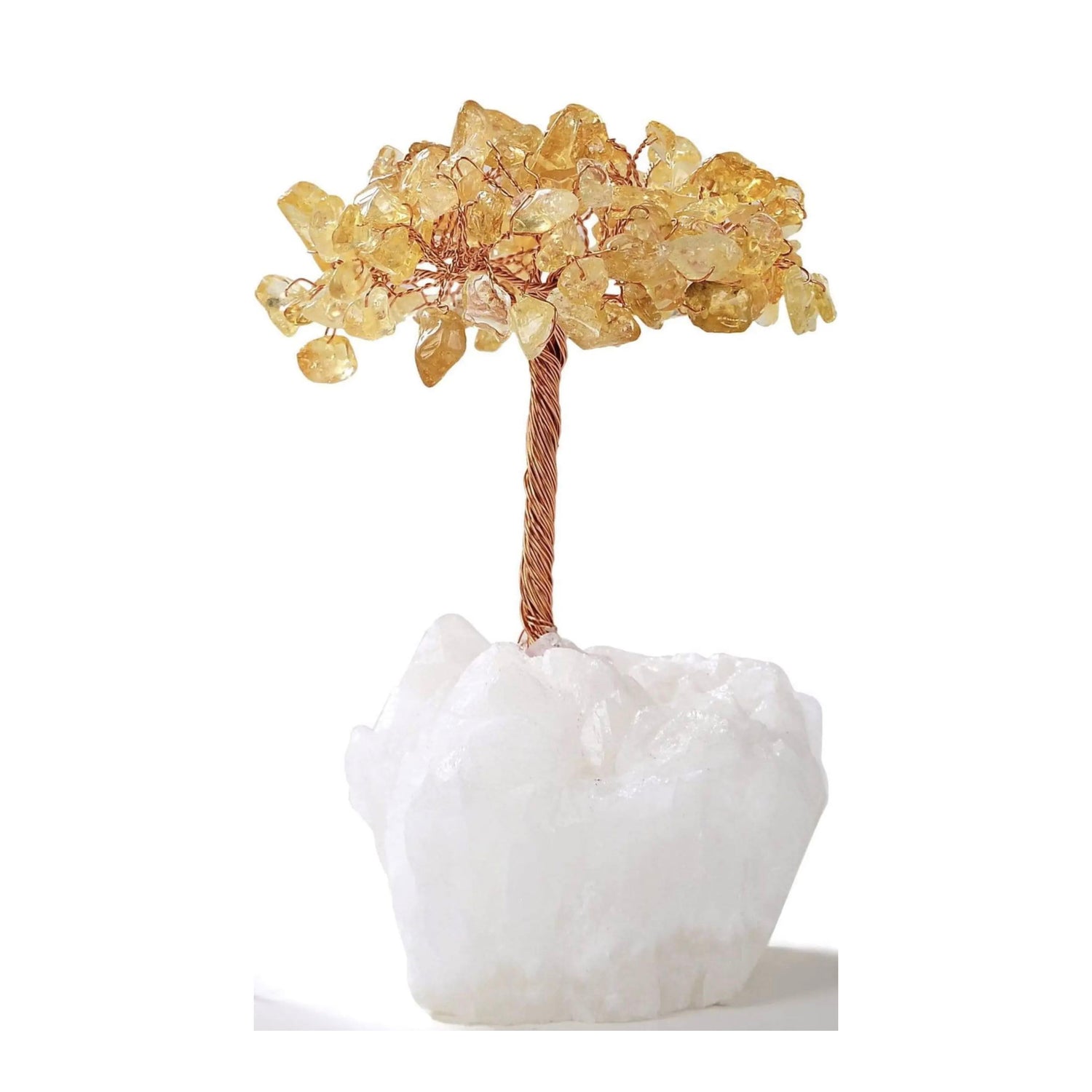 Beaded Gemstone Crystal Tree