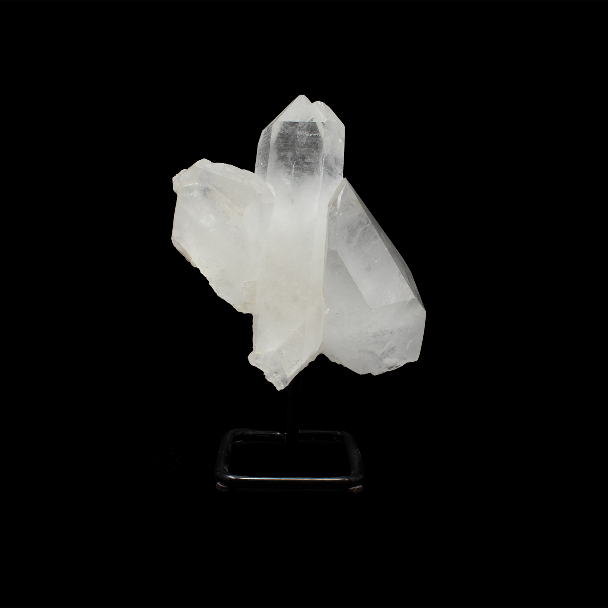 View of Quartz Point Cluster On Post Stand