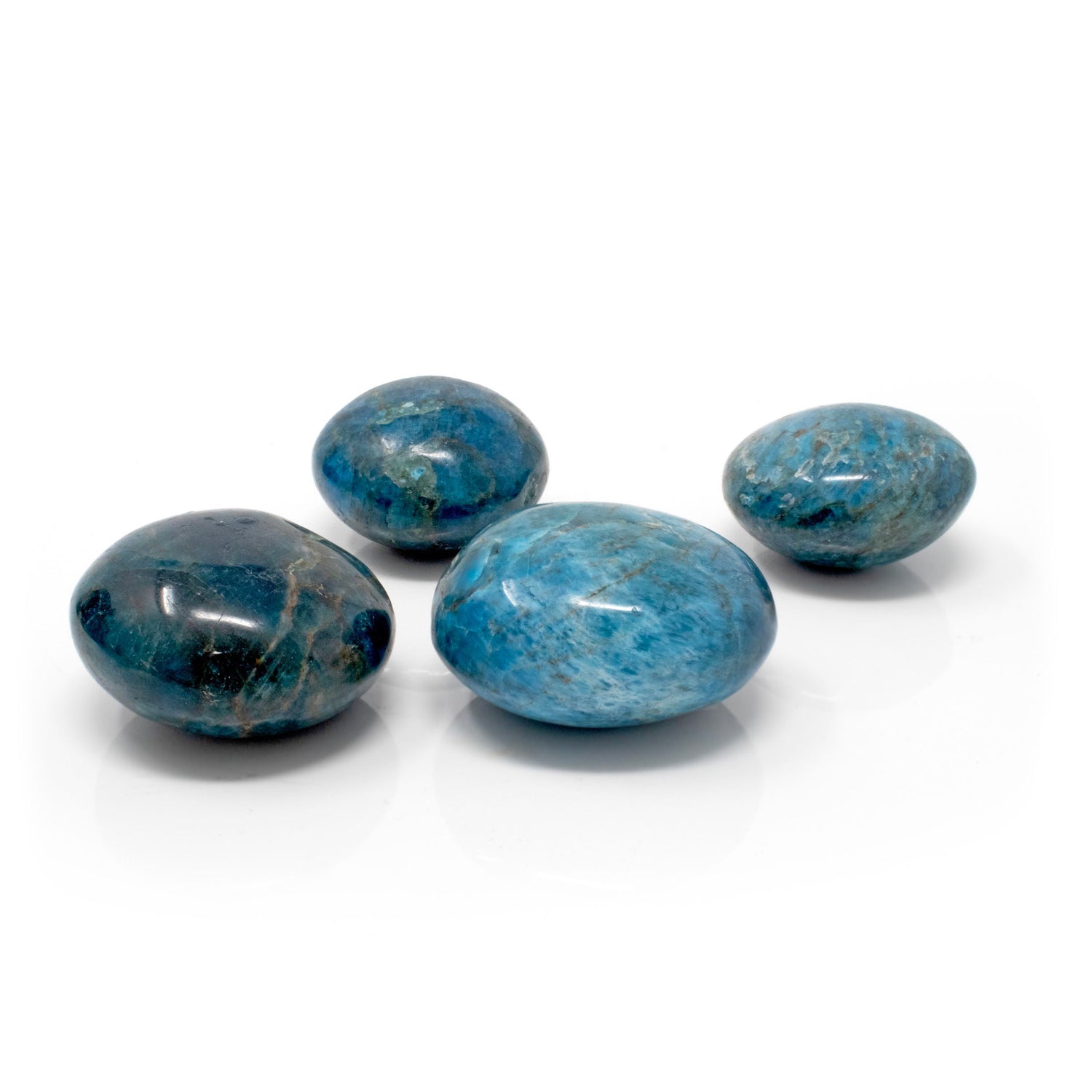 Blue Apatite Palm Stone - Singles
