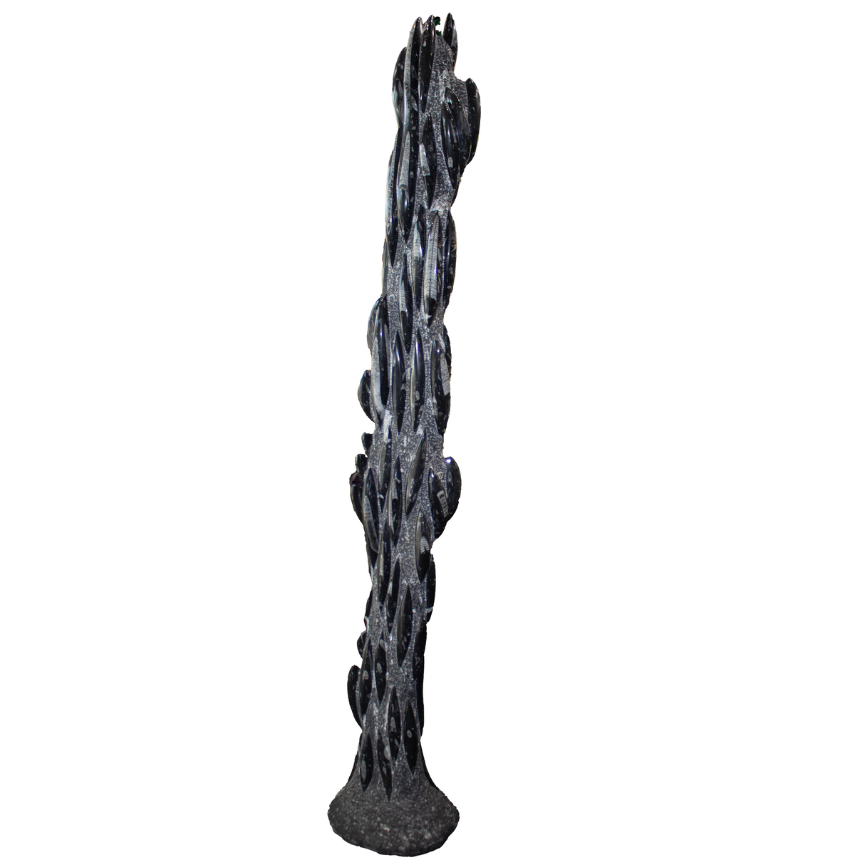 View of Orthoceras Fossil Borge Sculpture