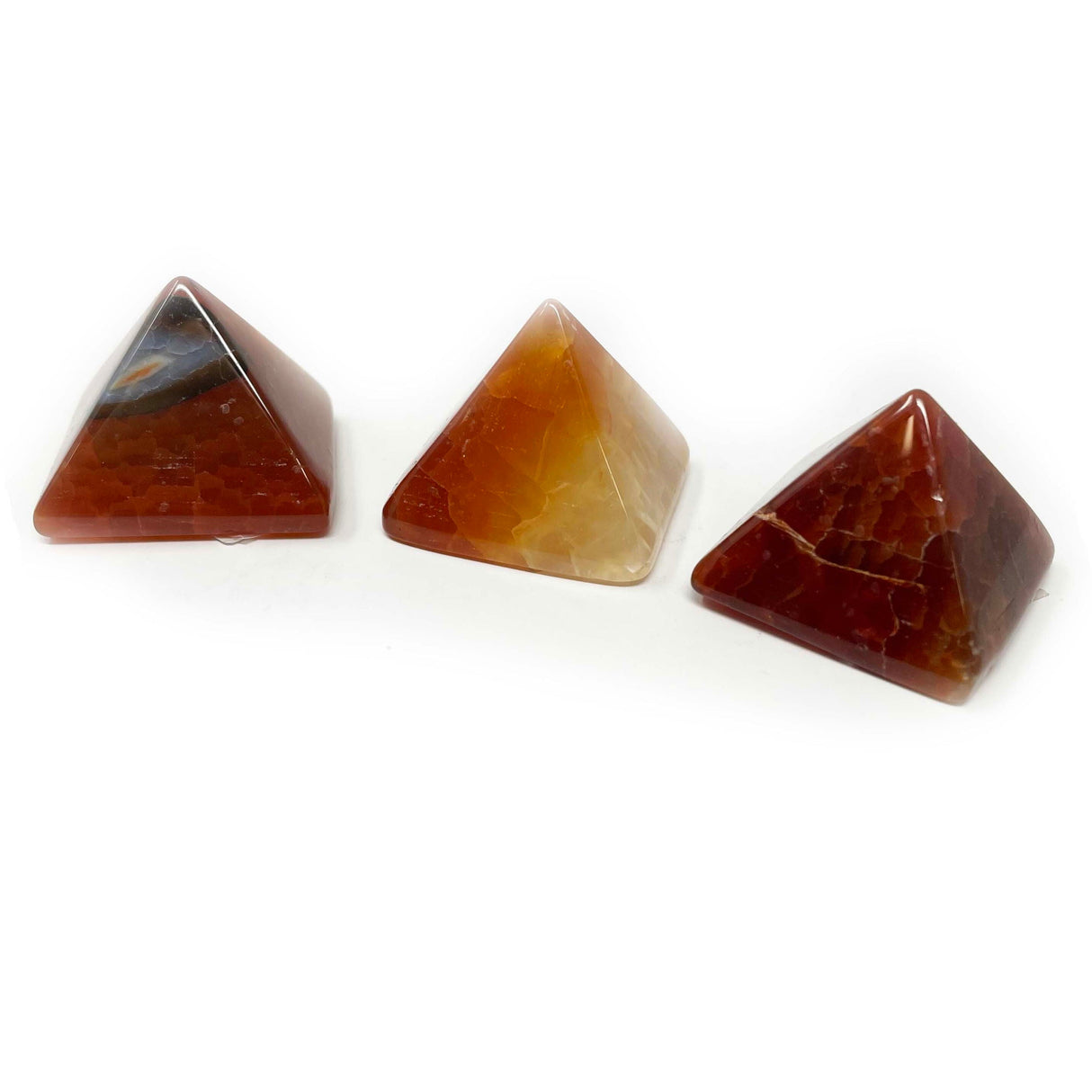Fire Carnelian Agate Pyramid 1" (Singles)