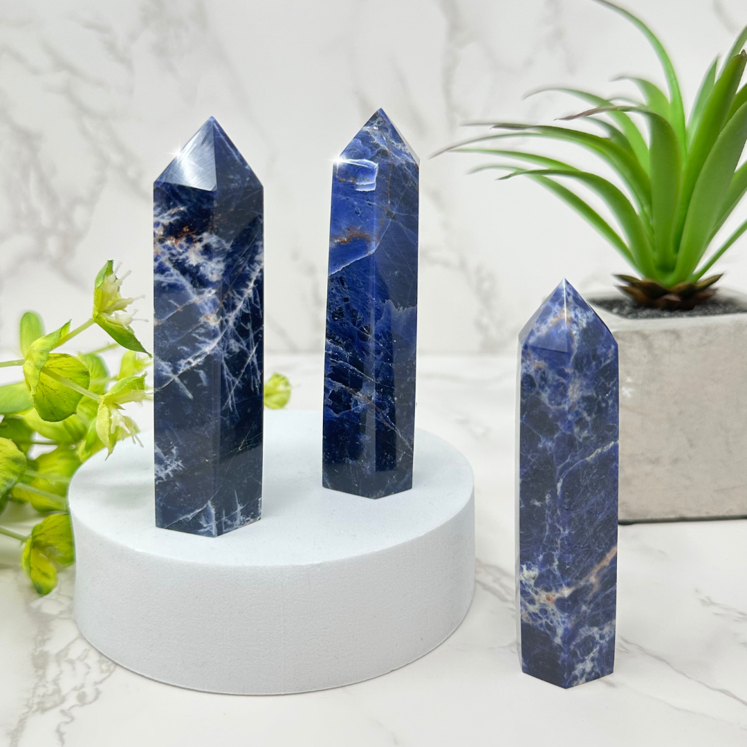 Sodalite Tower Point (Sold in Singles)