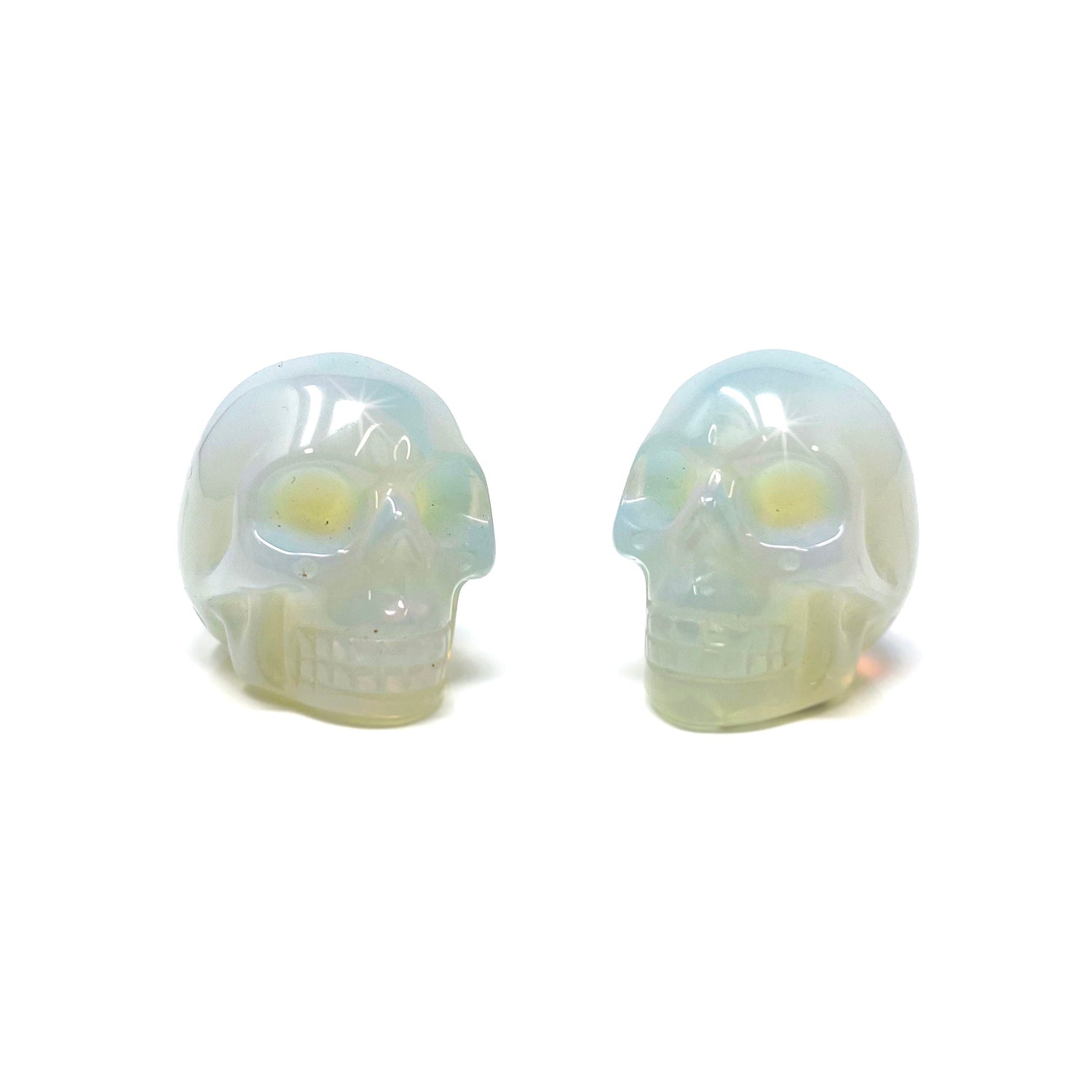 Opalite Skull Carving (Sold in Singles)