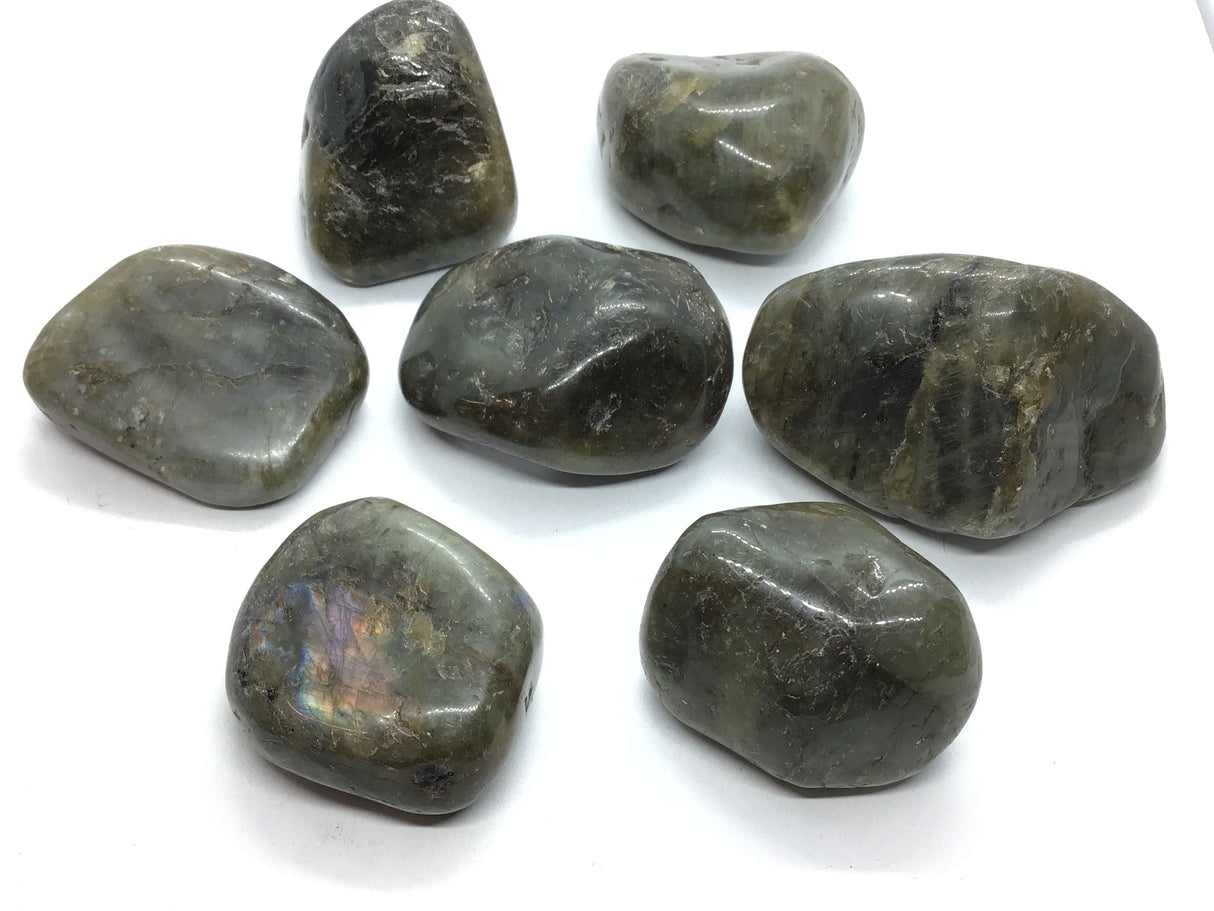 Labradorite roulée de Madagascar
