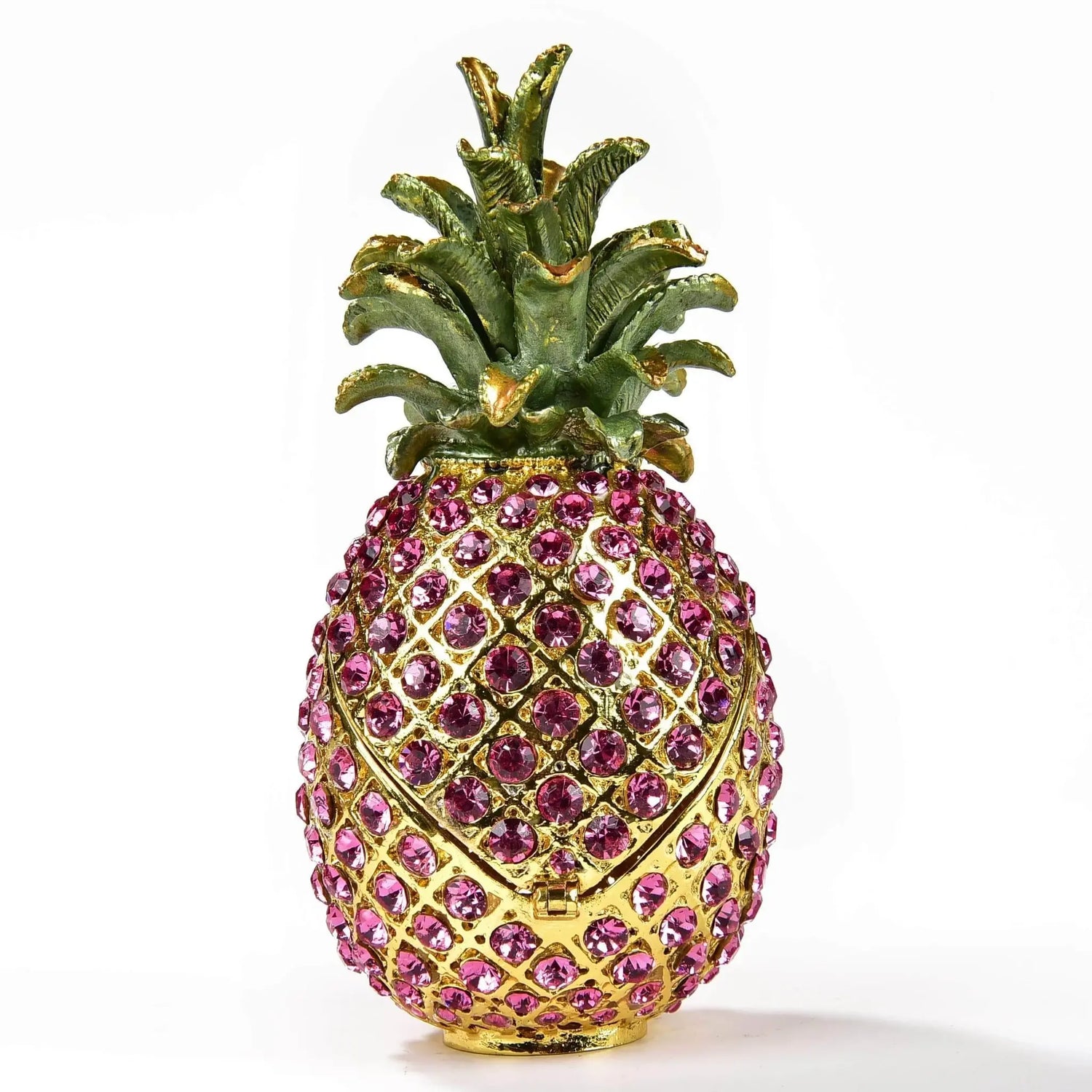 Pink Pineapple Figurine Jewel Box