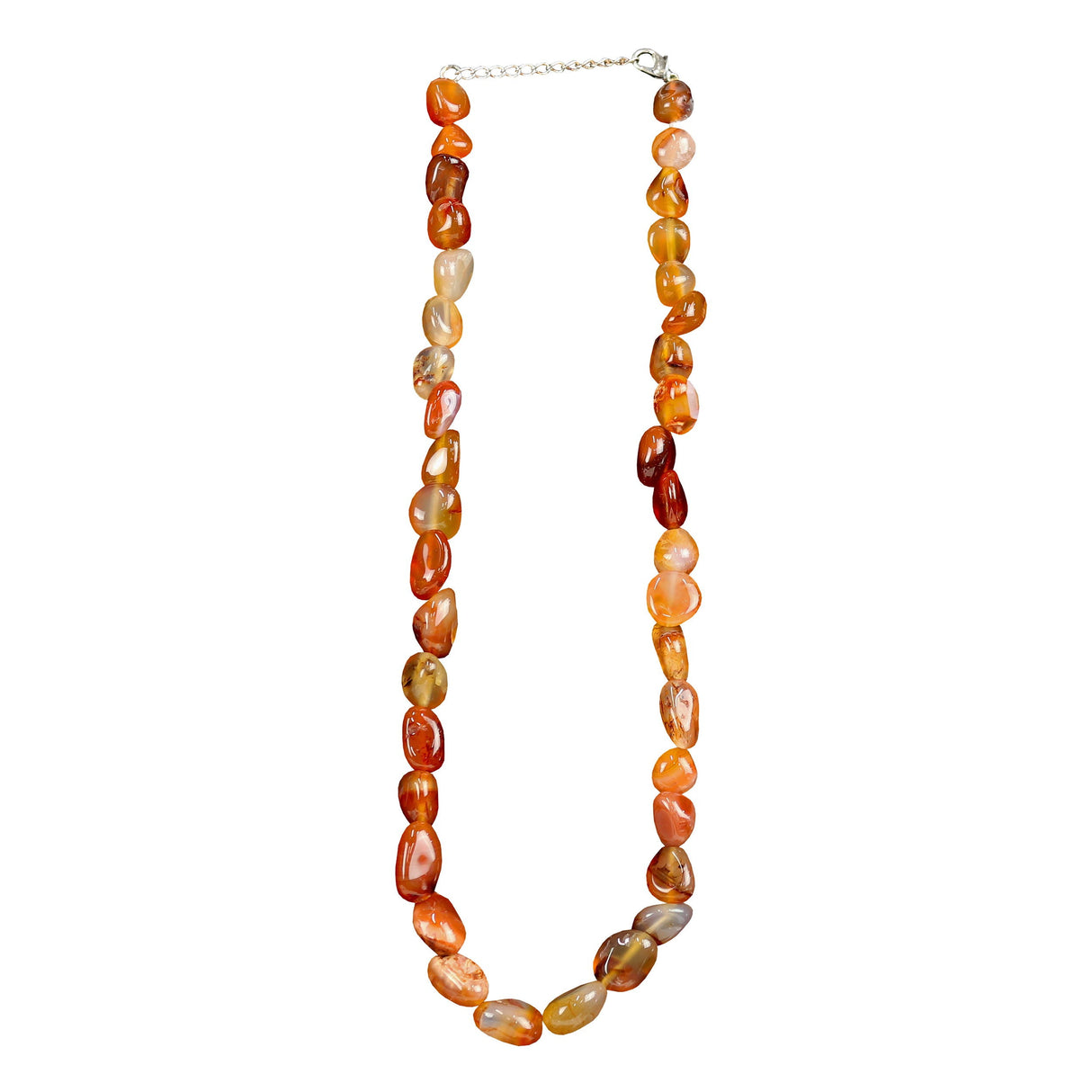 Carnelian Necklace Tumbled