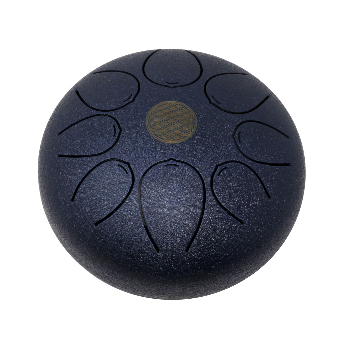 25cm Pentatonic Steel Singing Drum - Metal Dark Blue