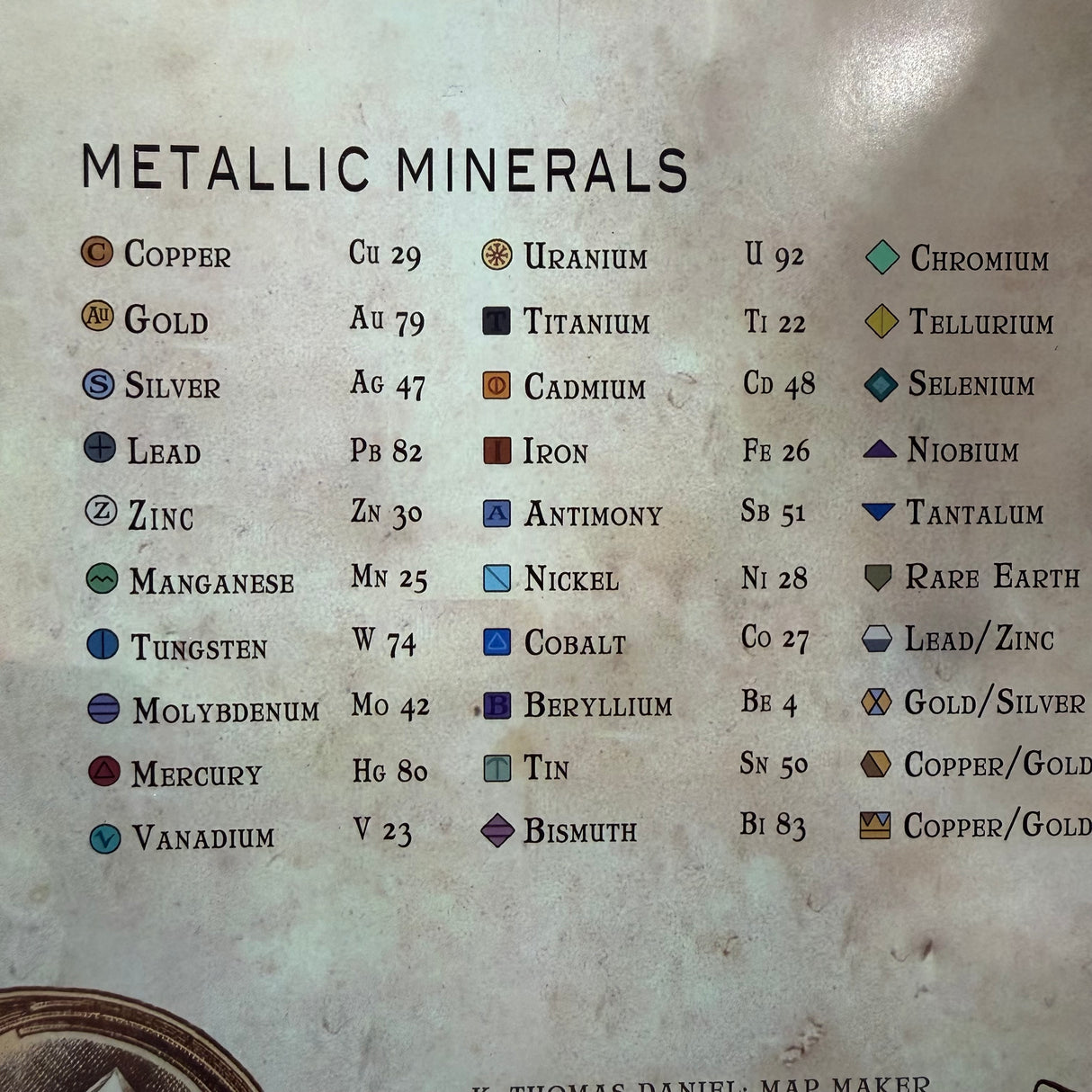 Arizona Mineral Treasure Map