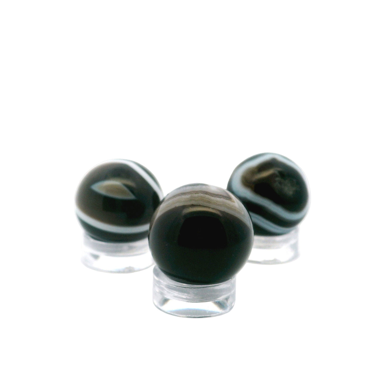 View of Sardonyx Sphere - Marble Size