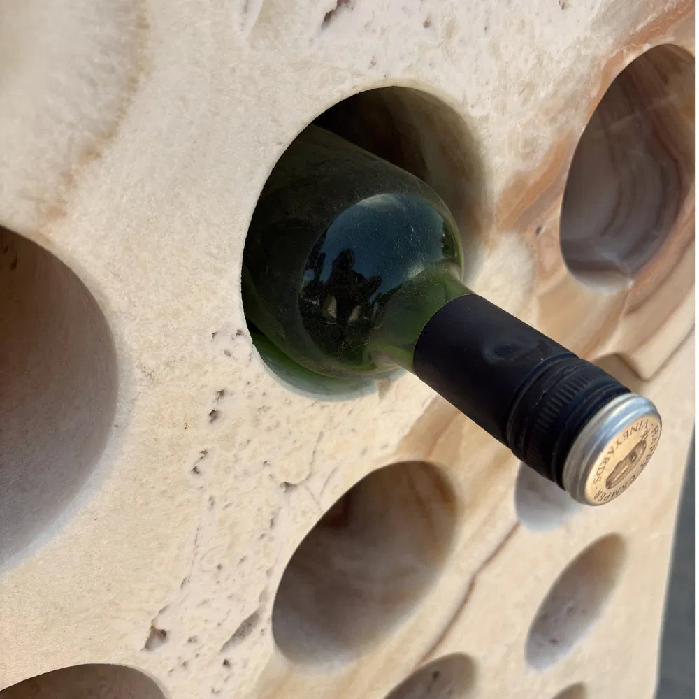 Miel Onyx Wine Rack with 31 Holes