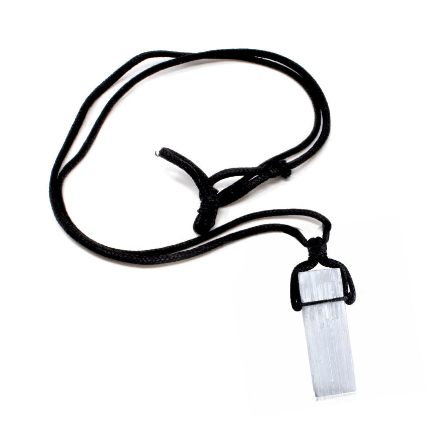 Selenite Cord Necklace