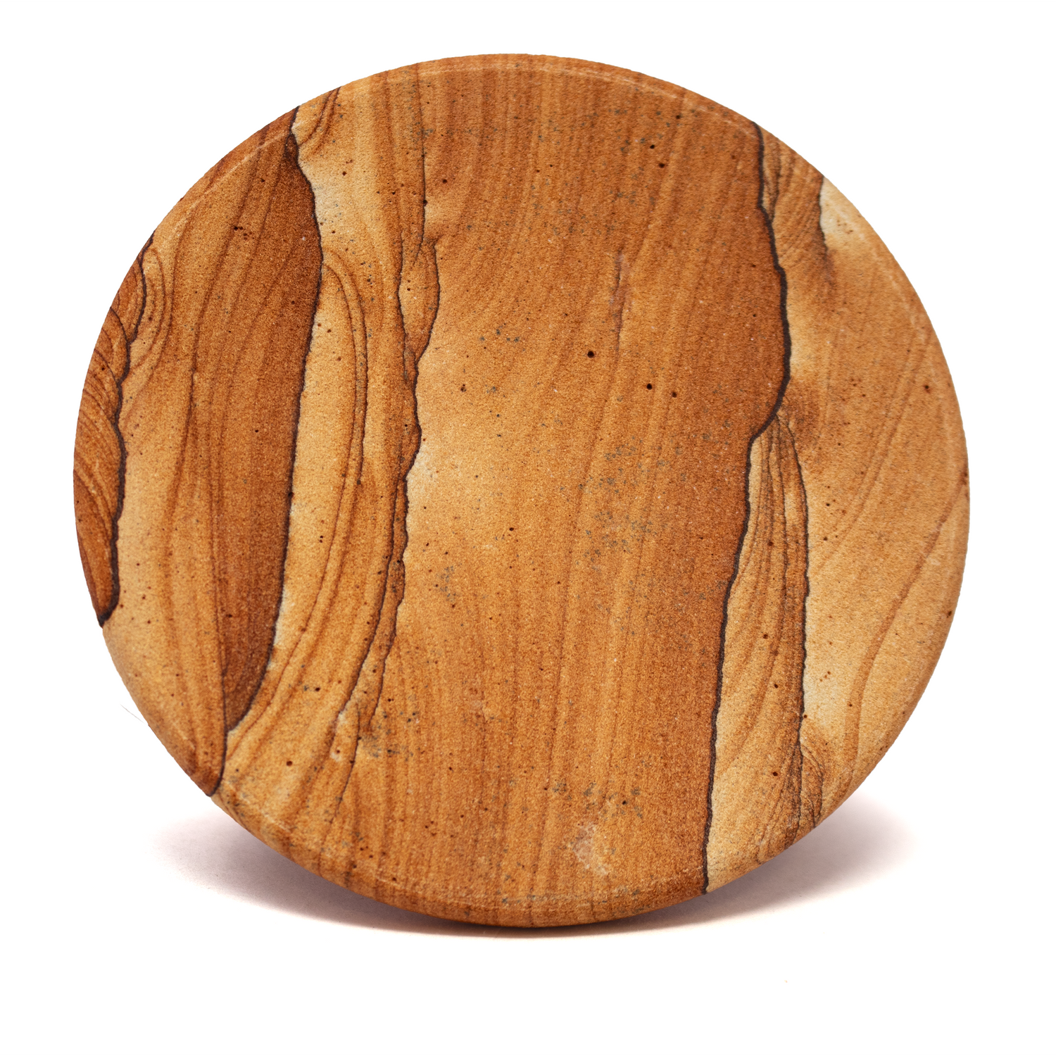 Round Desert Sandstone Coaster - Sold in Singles