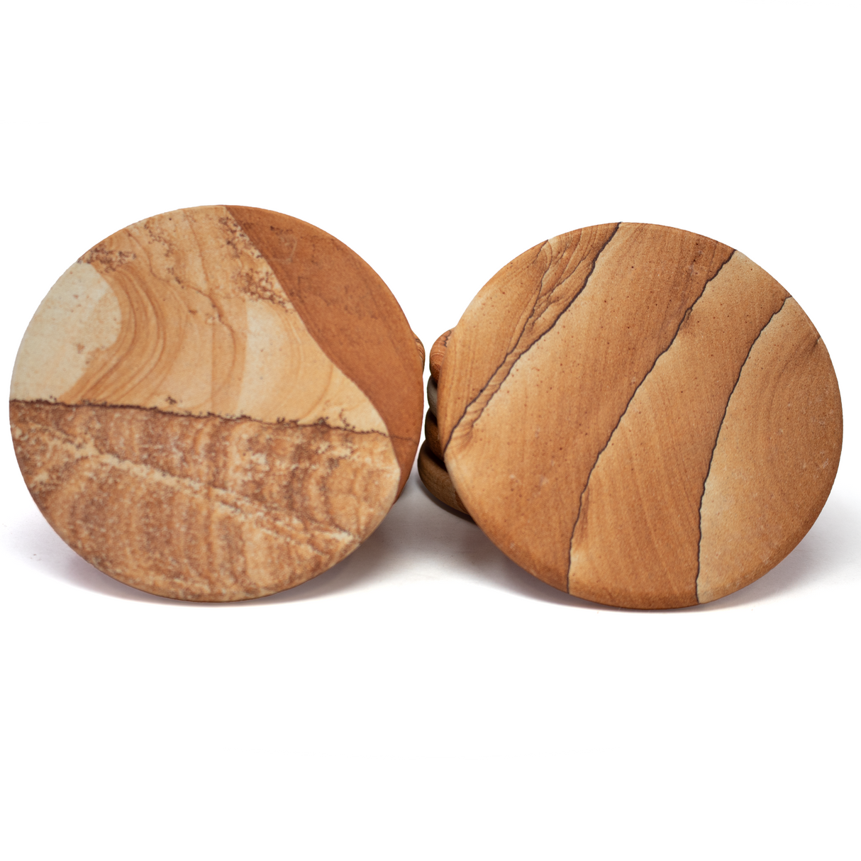 Round Desert Sandstone Coaster - Sold in Singles