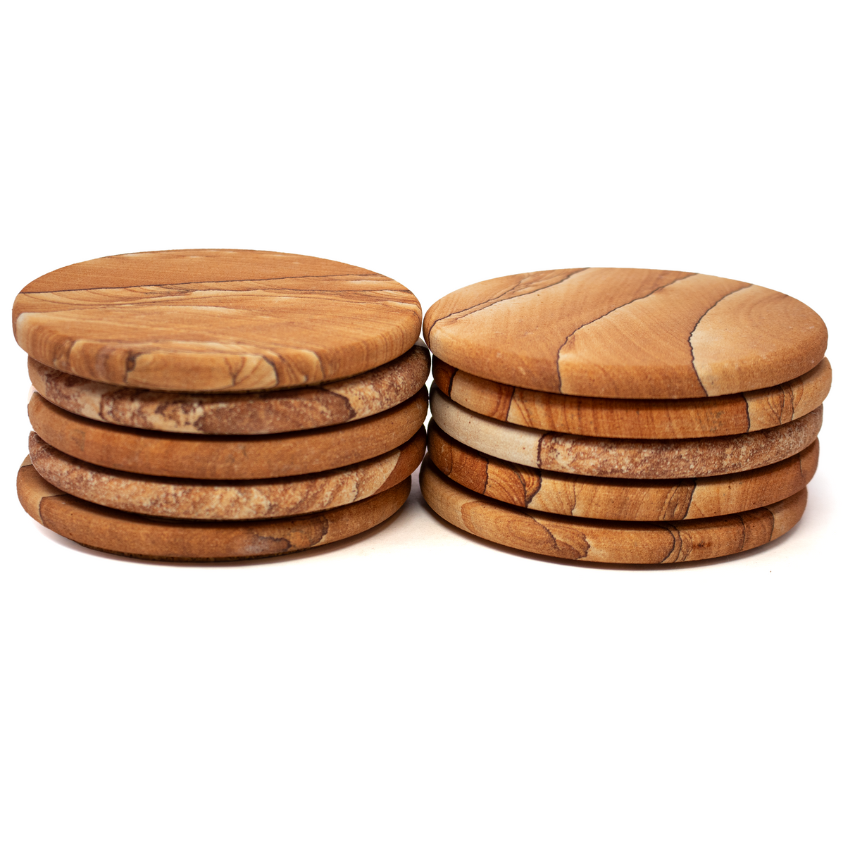 Round Desert Sandstone Coaster - Sold in Singles