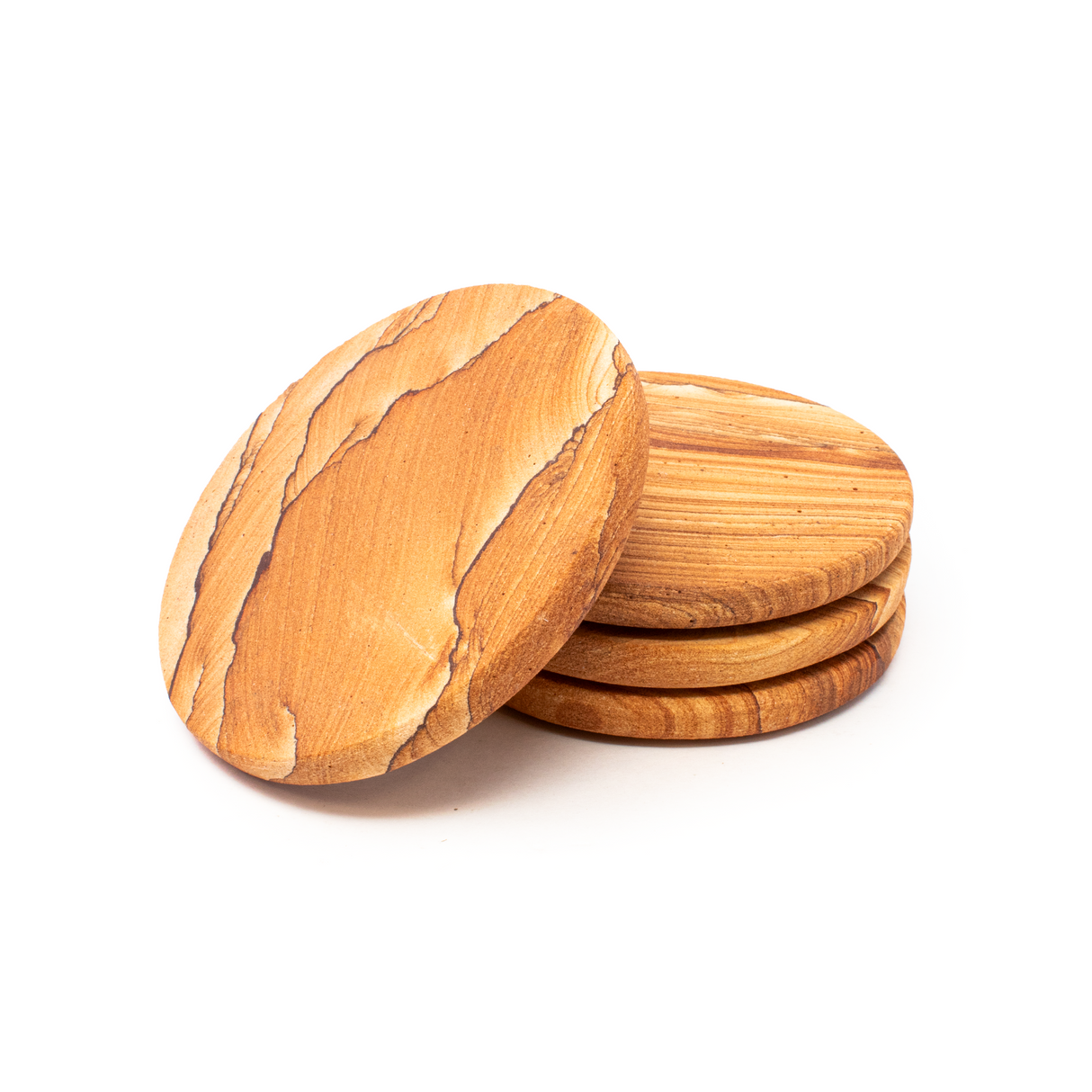 Round Desert Sandstone Coaster - Sold in Singles