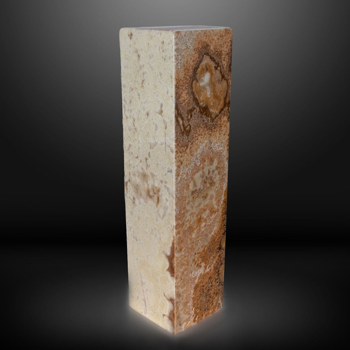 Golden Onyx Luminary Pedestal