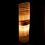 View of Amber Onyx Cylinder Luminary