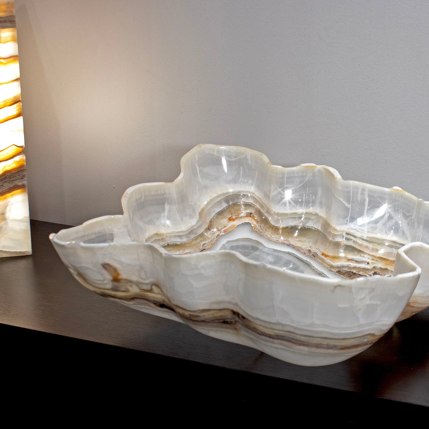 View of Pearlescent Onyx Vessel