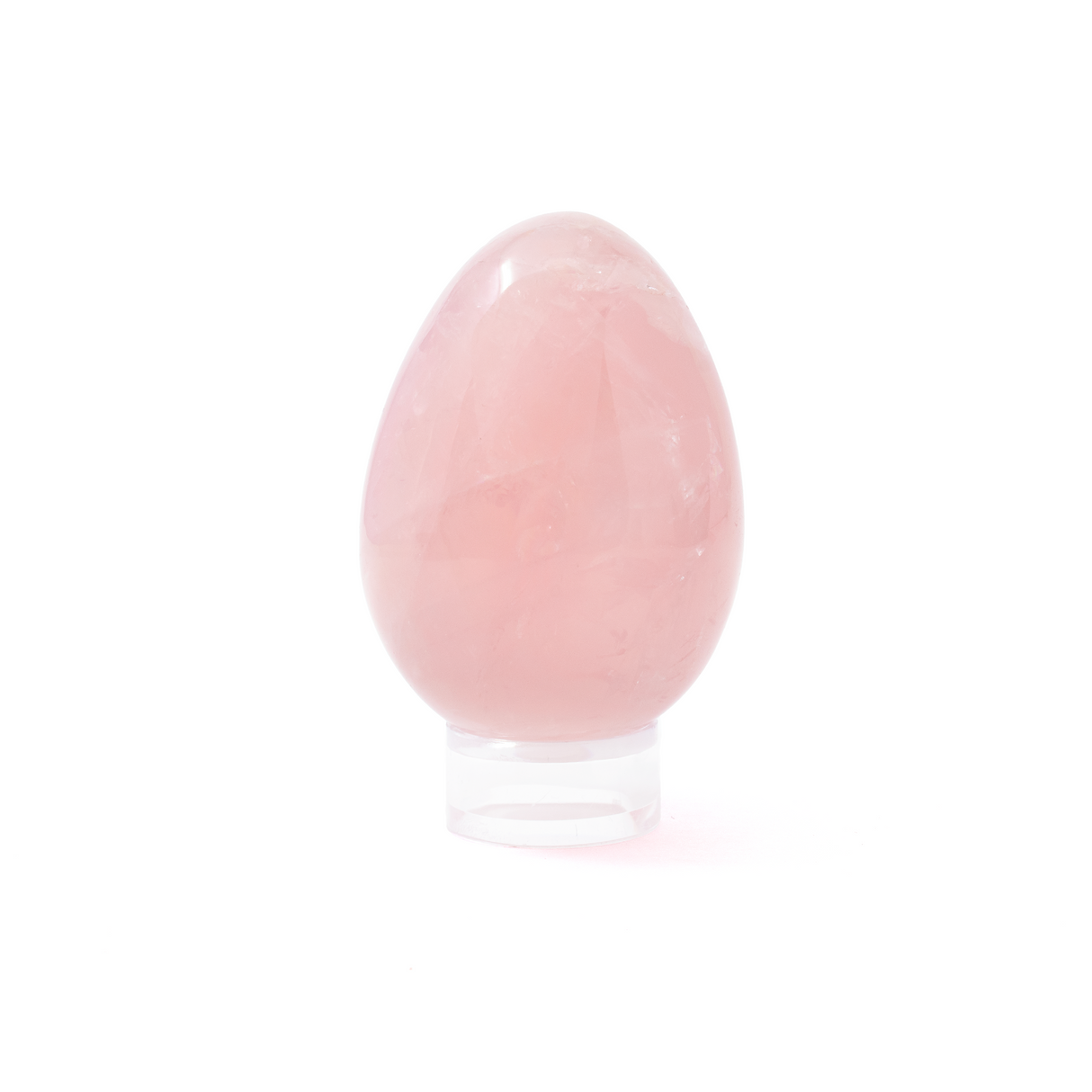 View of Rose Quartz Egg From Madagascar