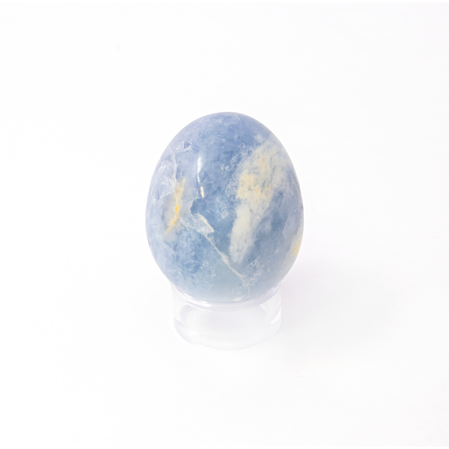 View of Blue Calcite Egg