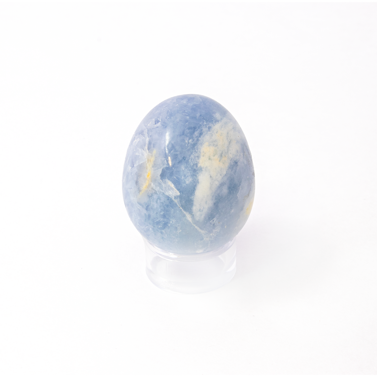View of Blue Calcite Egg
