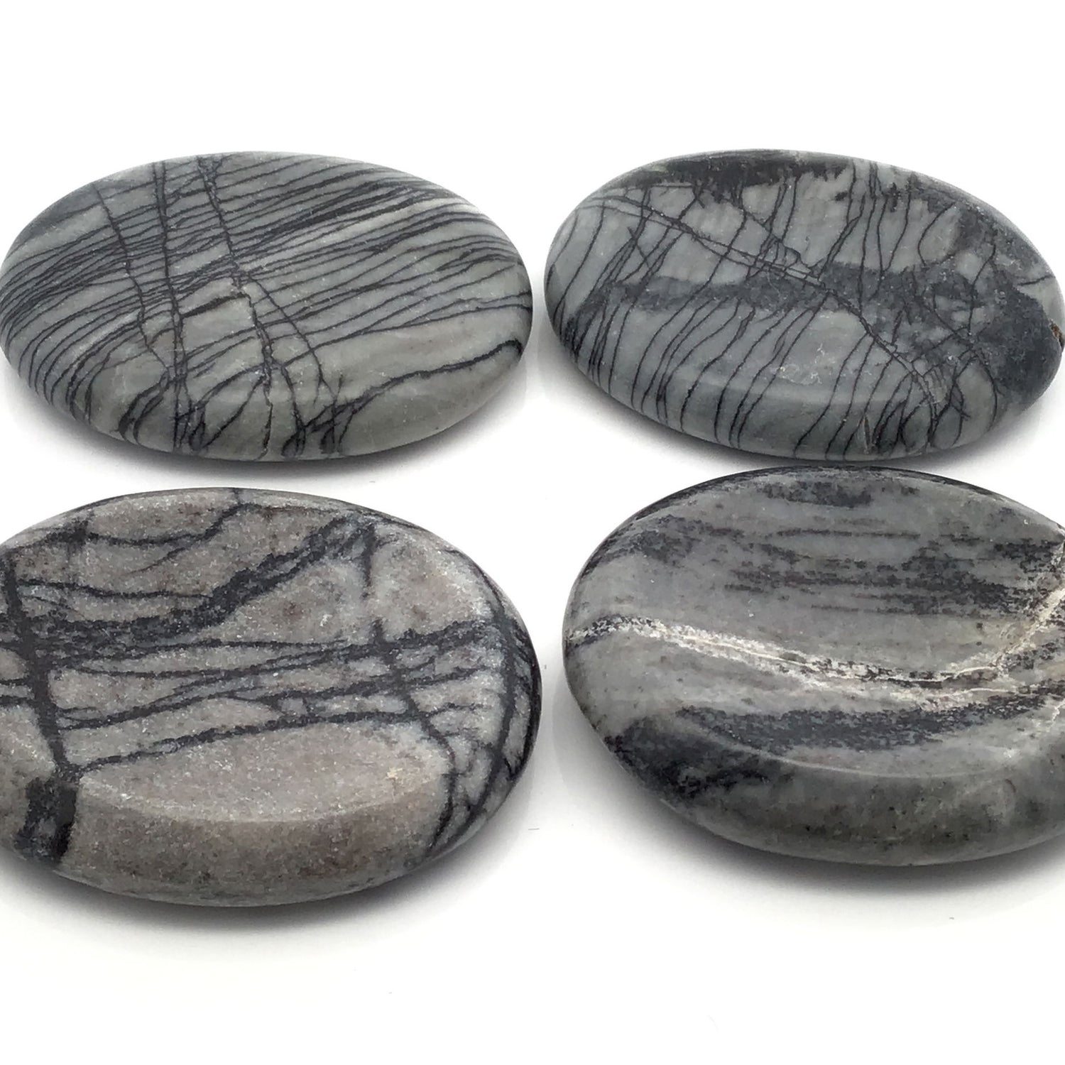 Zebra Jasper Worry Stone From Egypt