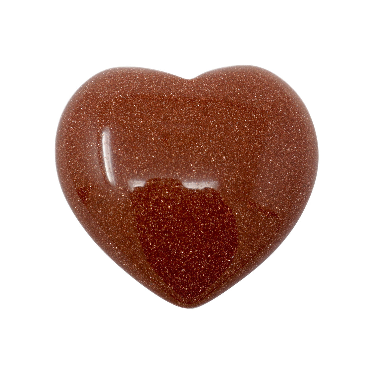 Red Goldstone Heart 30mm (Singles)