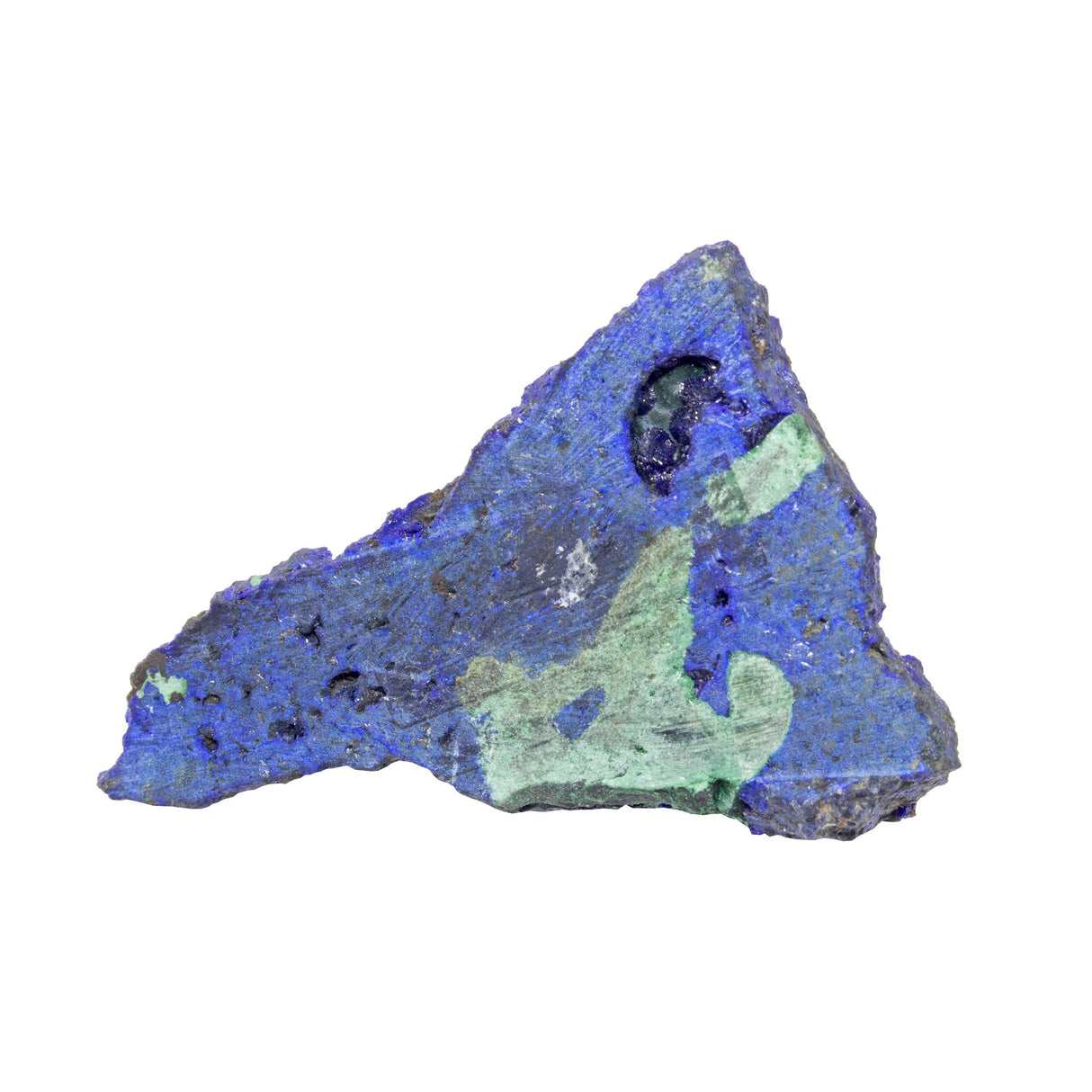 Azurite Malachite Druze Specimen - Medium 2"