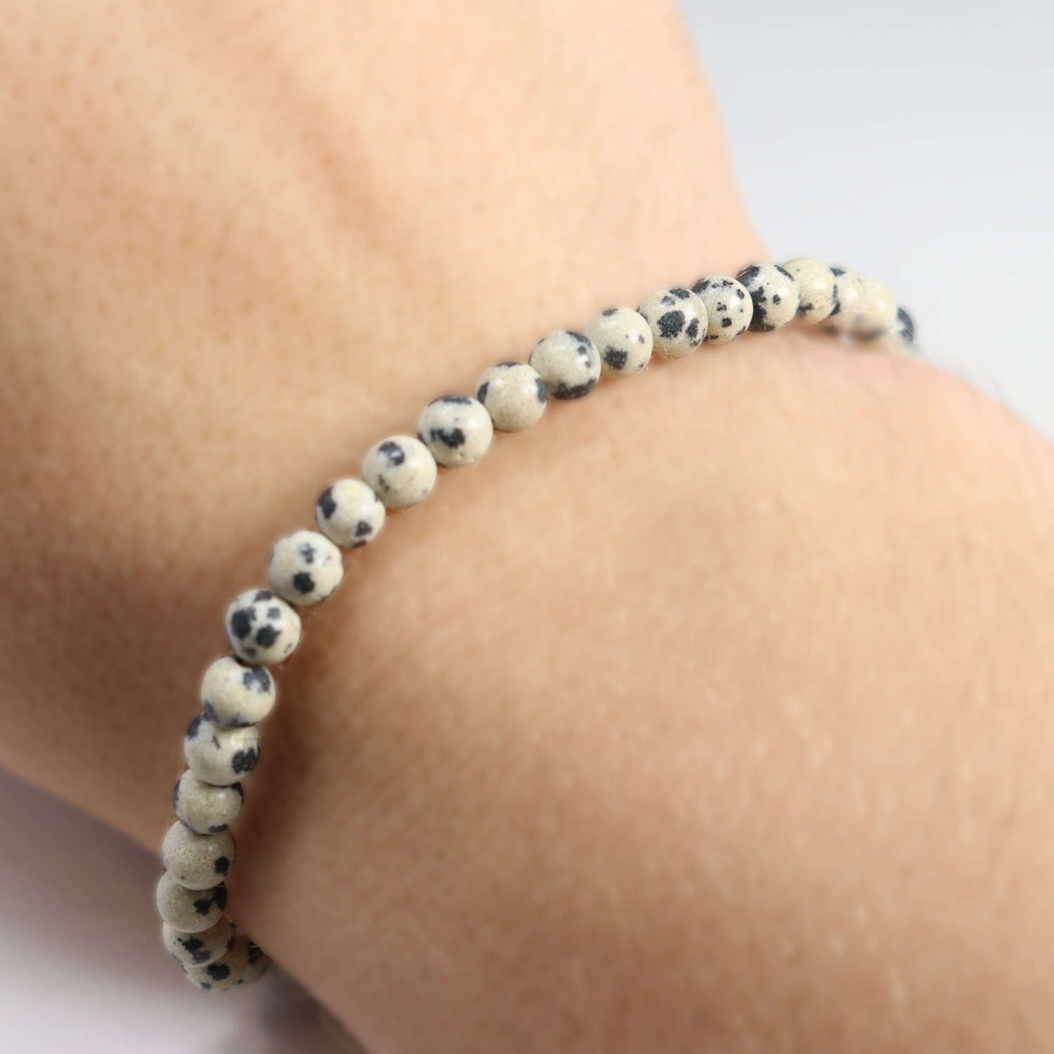 Dalmatian Jasper 4mm Bracelet